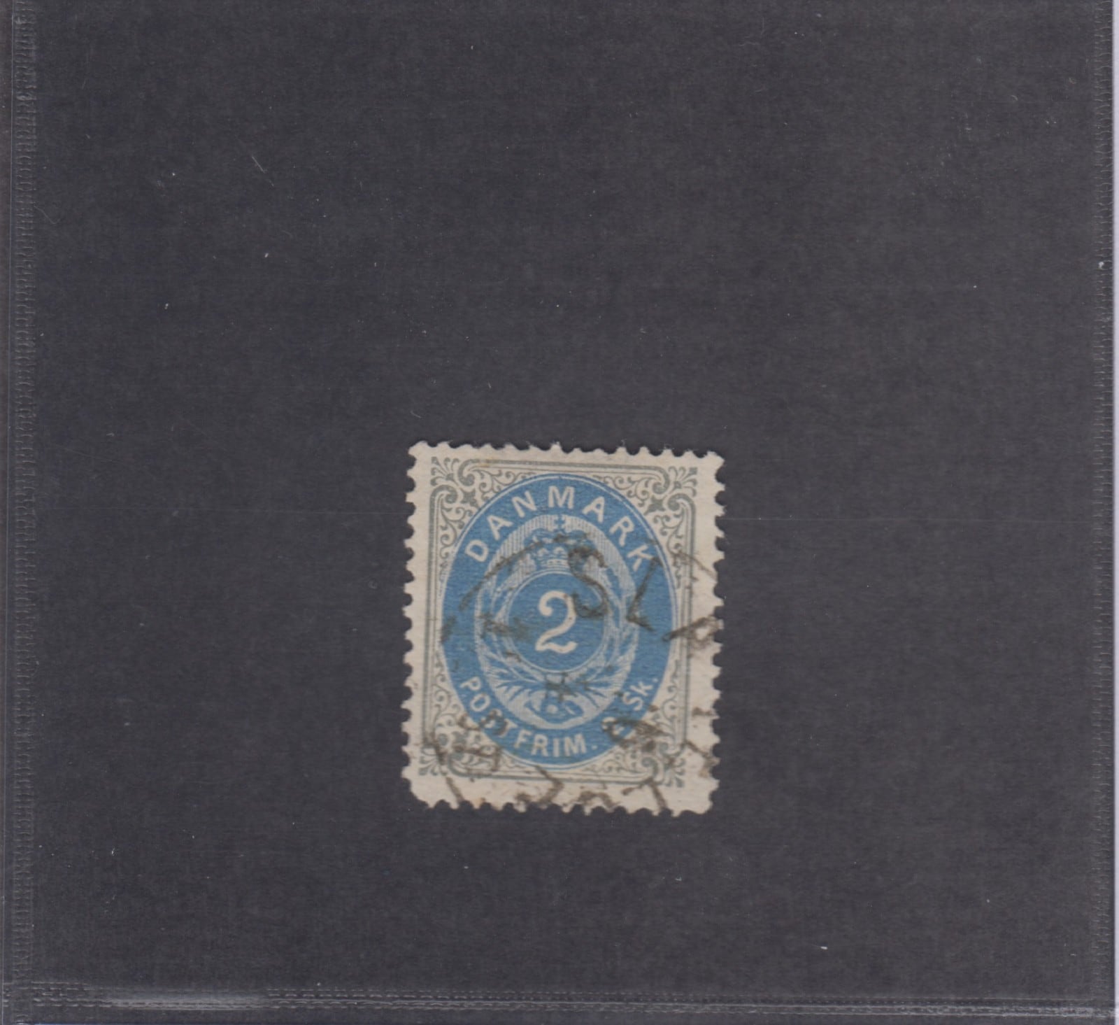 DANMARK AFA 16y 2 Sk 7 tryk Pos 77 OMV RM Lauritz