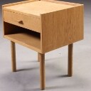 H. J. Wegner. Natbord / sengebord, egetræ