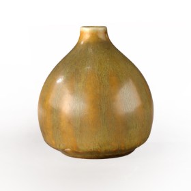 Edith Sonne for Saxbo. Stoneware vase with hare fur glaze