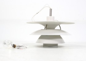 Poul Henningsen for Louis Poulsen: PH 6½-6 'Charlottenborg' pendel, Ø 65 cm