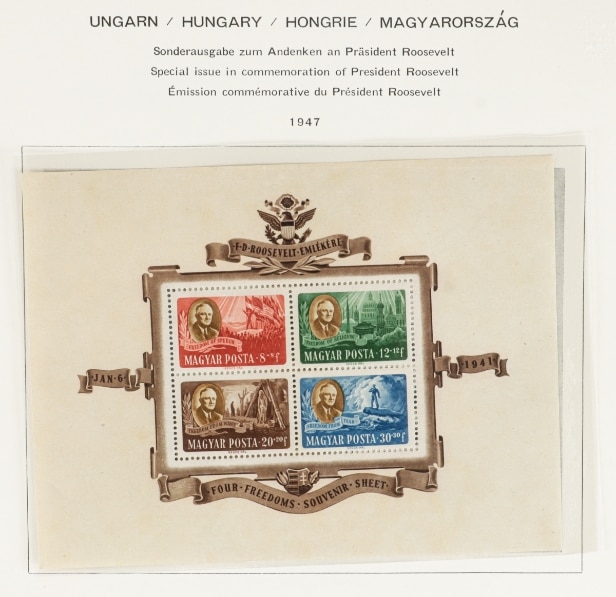 LOT 62. HUNGARY. 1871-1999. Very nice and well-stocked unused/mint collection in 6 Schaubek albums