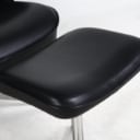 Roger Persson for Swedese. High-backed armchair and stool (2)