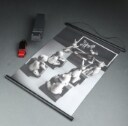 Kay Bojesen. Sort flodhest, bil samt Galleri print (3)