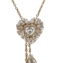 Zipper diamond necklace in 14 kt. gold, approx. 1.81 ct.