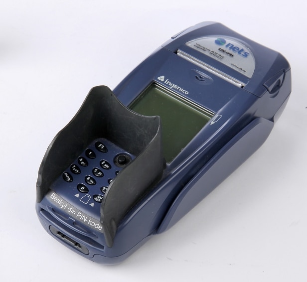Nets. Dankort terminal, model 8200 GPRS med tilbehør
