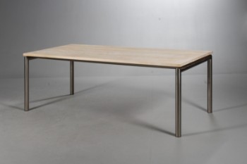 Ukendt møbelproducent. Plankebord / spisebord, asketræ
