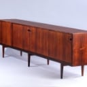 Henry Rosengren Hansen. Low sideboard from the 1950s/60s made of rosewood