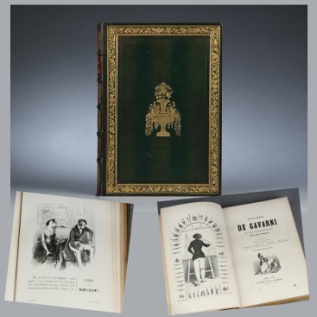 Oeuvres choisies de Gavarni, 1846, franske vittighedstegninger
