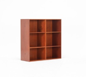 Mogens Koch for Rud. Rasmussen: Vintage building rack made of mahogany. Approx. 1950