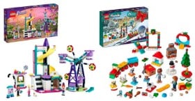 1604 - Lego Friends Magical Ferris Wheel & Slide nr. 41689 + 1718 - Lego Friends Julekalender 2023 nr. 41758 (2)