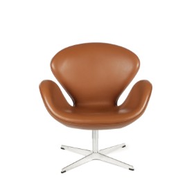 K-3044-005 - Arne Jacobsen. 'Svanen'. Lænestol, model 3320, Brown label 2017