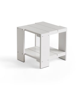 Gerrit Rietveld for HAY. Udendørs sidebord, L 49,5 cm, Crate Collection. Hvid