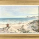 Evelyn Thorbjørn. Beach motif from Løkken w/ boat. (cd)