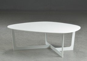 Erik Insula sofabord af struktur lakeret aluminium. - Lauritz.com