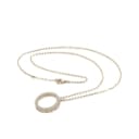 Lab grown diamantvedhæng af 14 kt. guld med kæde, i alt 1.05 ct. (2)