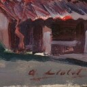 Ubekendt kunstner 1900 - tallet. Bjerglandskab.