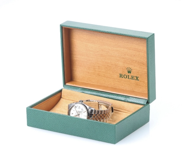 Rolex Oyster Perpetual Datejust. Herrearmbåndsur af stål ref. 16014