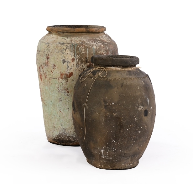 359. Byliving Copenhagen. Two large unique jars (2)