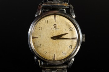 Vintage herrearmbåndsur fra Omega årg. 1950-1952