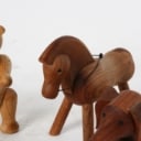 Kay Bojesen træfigurer i form af flodhest, elefant, fugle m.m (9)