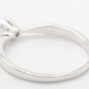 Solitaire ring with brilliant-cut approx. 0.05 ct., 8 ct. white gold, size 54