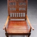 Almuestol - Jersie-stol, bemalt træ. 1835