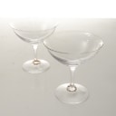 Efva Attling för Orrefors. Två champagneglas (2) 