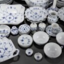 Royal Copenhagen. Musselmalet riflet service af porcelæn (62)