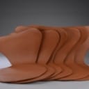 Leather covers for Arne Jacobsen's 7 chairs, cognac (model 3107) (6)