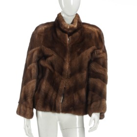 7154 - YDE for Isetan for Kopenhagen Fur. Mink jacket. size 36