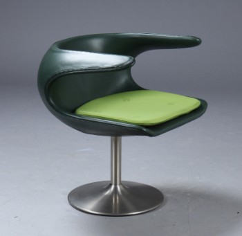 FurnID for Stouby. Lounge stol, model Frost, læder / uld