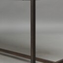 Spisebord kinesisk recycling elmetræ, stel i sort/grå metal L. 180cm (1)
