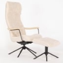 550. BD-Möbel Ab. Armchair and stool, model Easy (2)