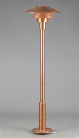 Poul Henningsen. 'PH 3/2½' outdoor/copper bollard