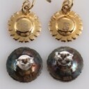 Georg Jensen and others. A collection of Daisy/Marguerite jewelry made of sterling silver (5)
