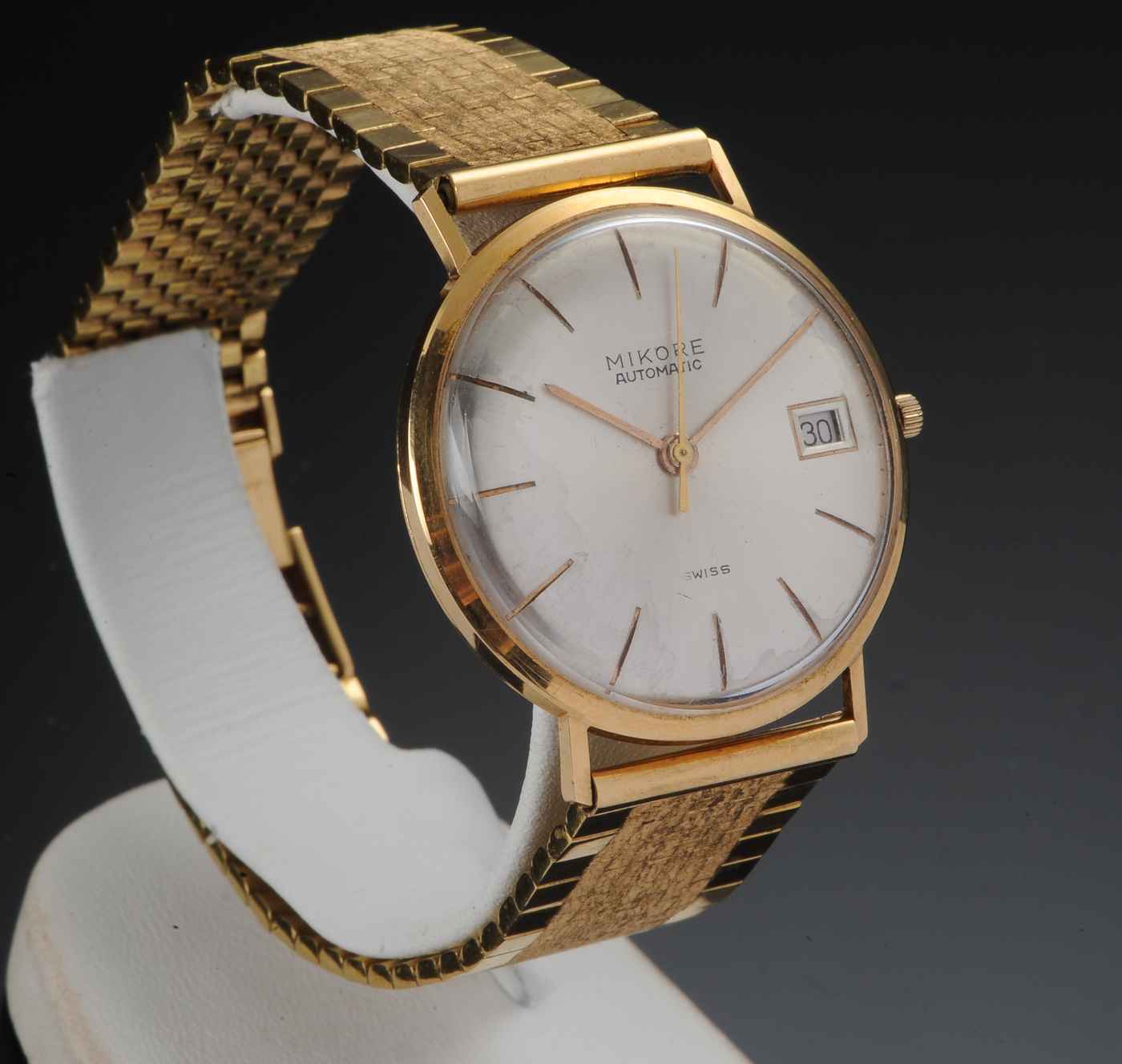 Vintage Mikore Automatic men's watch, 18 kt. gold | Lauritz.com