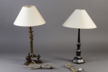 Just Andersen bordlampe samt anden ældre bordlampe (2)