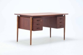 Dan's design: Teak and oak desk, 1950s