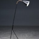 Standerlampe, sortlakeret, Svend Aage Holm Sørensen - tilskrevet, 1900-tallets midte 