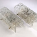 Kaiser. Et par væglamper af glas fra 70'erne (2)