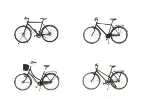 7369, 7370, 7377, 7378 - Collection bicycles (4)