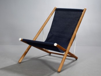 Henrik Pedersen for Gloster. Deck chair model Voyager, teaktræ