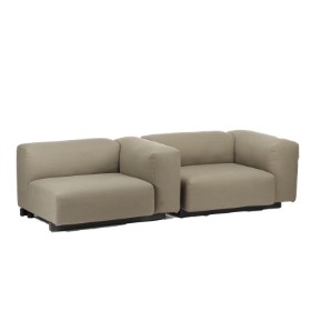 Jasper Morrison for Vitra. Two-person modular sofa, model 'Soft'