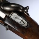 Dansk gevær model 1822 stemplet Livgarden, med bajonet