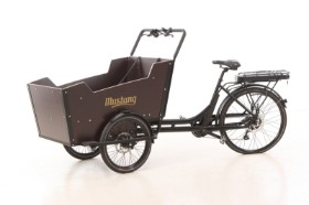 Mustang Cargo Electric el-ladcykel med 8 gear - Black