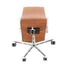 Arne Jacobsen. 'Oxford' office chair, vintage aniline leather with height adjustment and tilt function