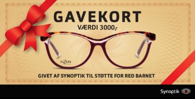 tragt Cusco støbt Gavekort til Synoptiks briller fra Synoptik - Til fordel for Red Barnet -  Lauritz.com