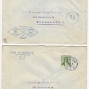 LOT 98. LETTERS. SWEDEN. Batch of censorship letters from Sweden to Denmark