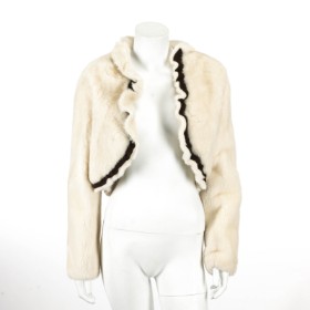 7031 - Kopenhagen Fur. Short cardigan made of mink. size 36