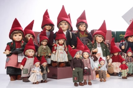 Birgitte Frigast: Large collection of elves, anniversary 'The